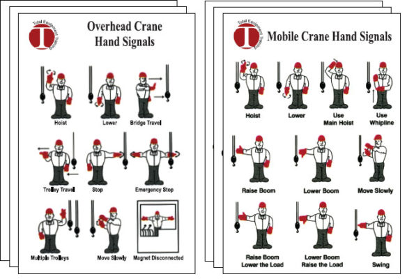 Free hand signal card with purchase