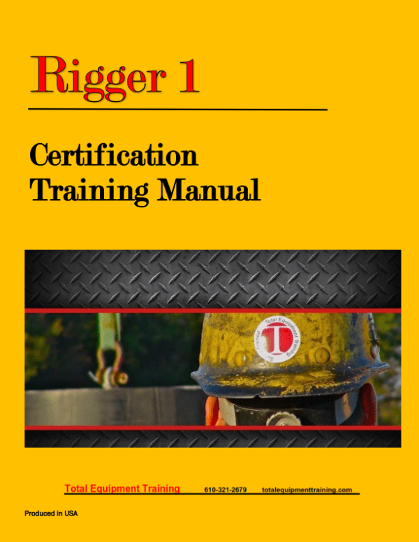 NCCCO Rigger Certification Manual