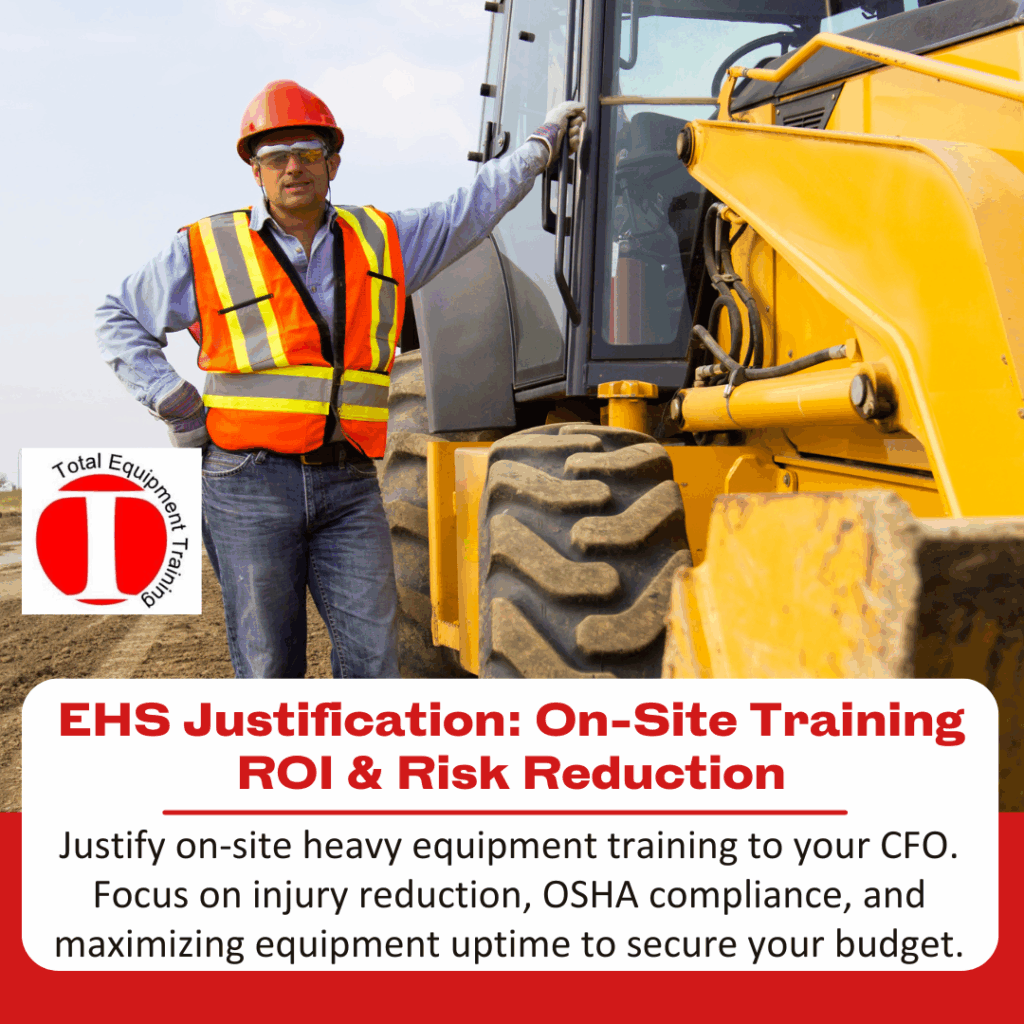 EHS training for heavy equipment
